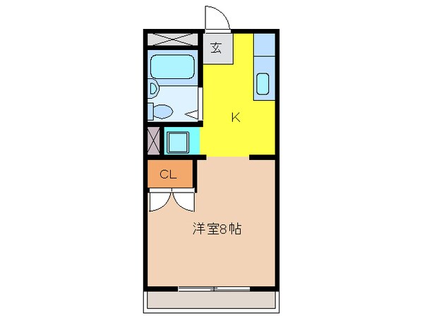 アポリネールハイムの物件間取画像